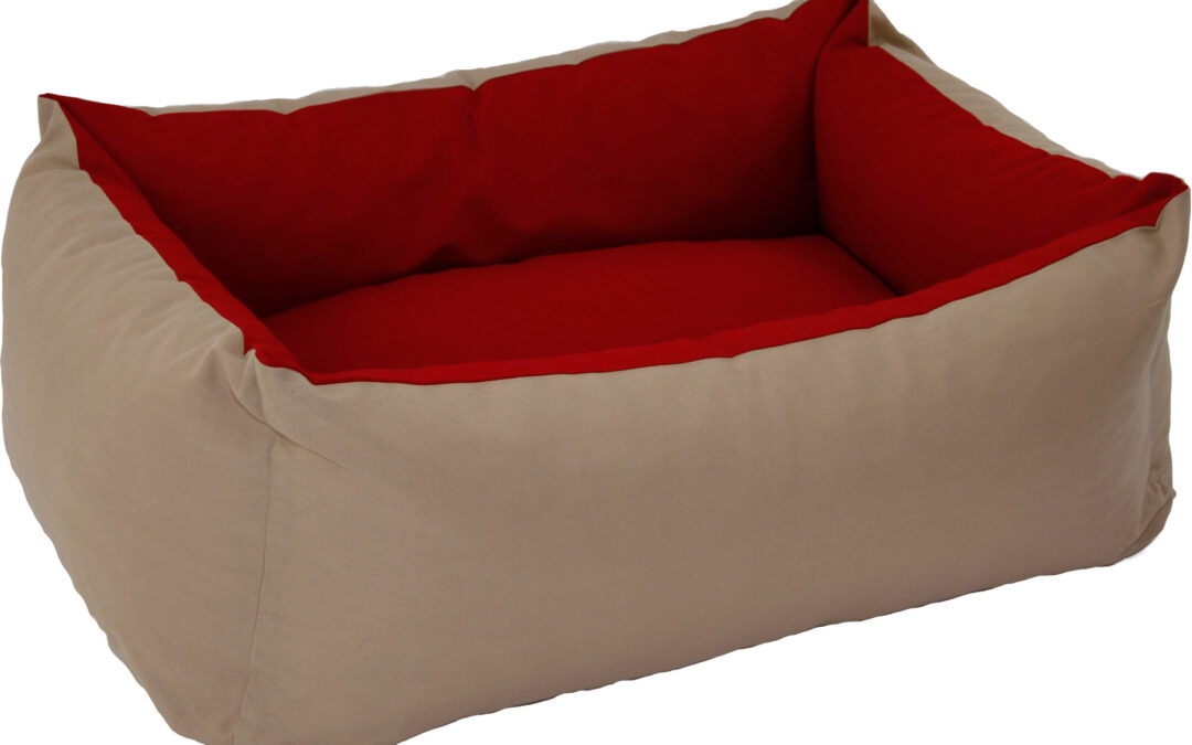 Danish Designs Maritime Hundebett In Rot – Waschbar, Superweich & Nachhaltig