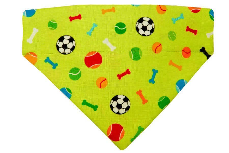 Halsbandtuch - Fußball grün