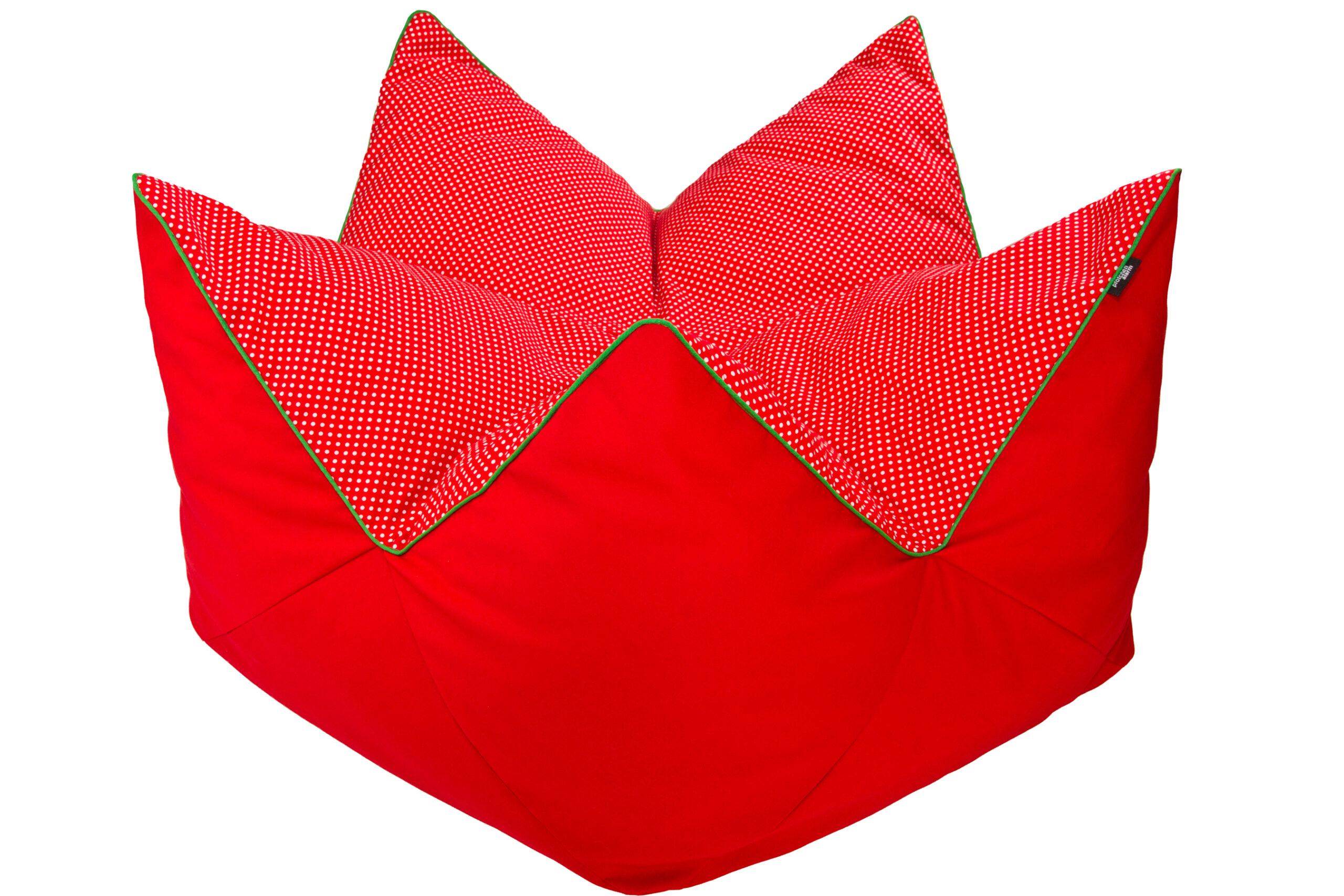 Kronenbett comfort line - Punkte rot Paspel grün – Bild 2