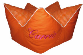 Kronenbett comfort line - Punkte Orange Paspel