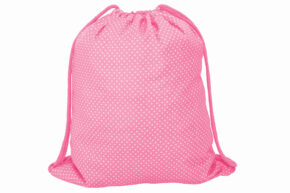 Zugbeutel Punkte rosa