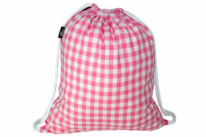 Zugbeutel Karo rosa