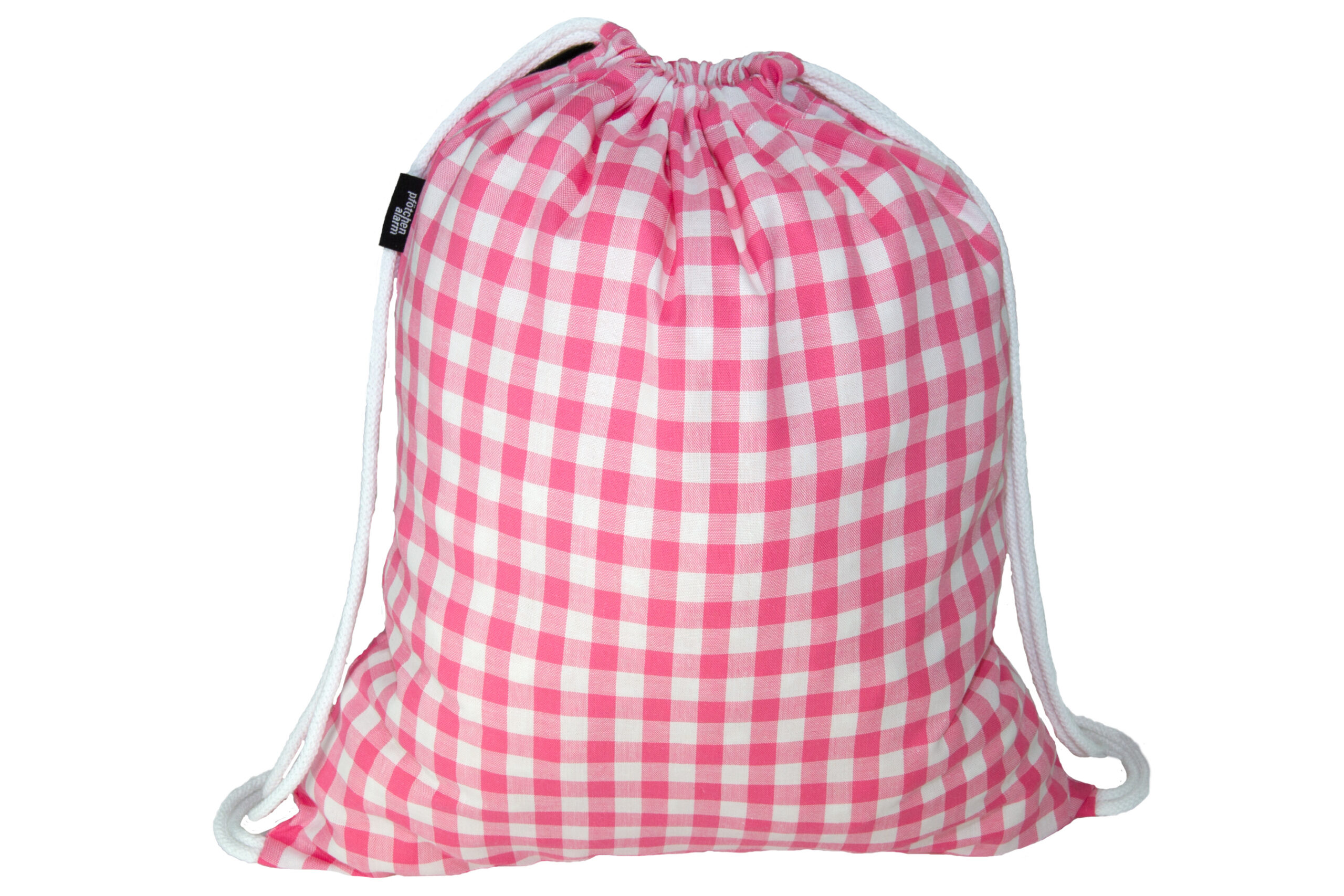 Zugbeutel Karo rosa