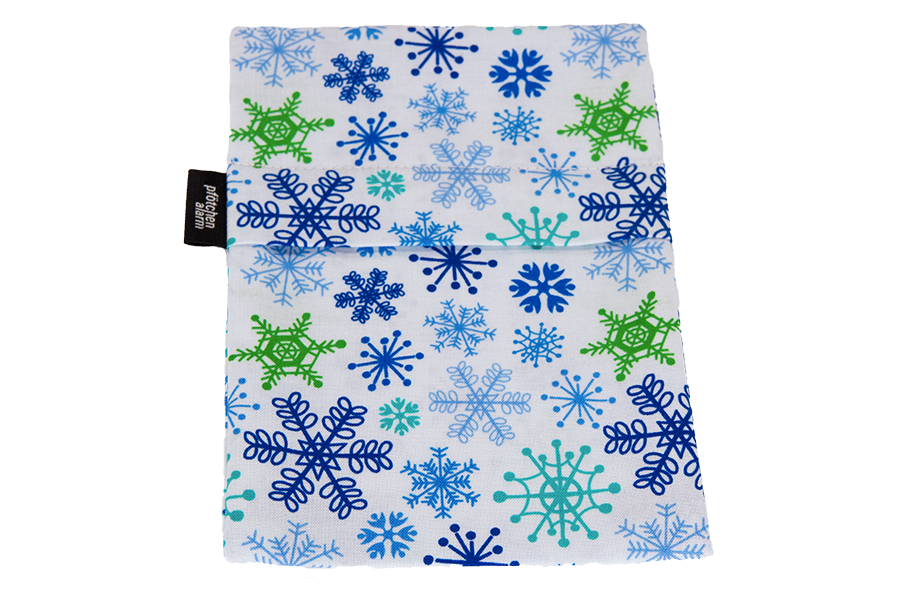 Schneeflocke blau