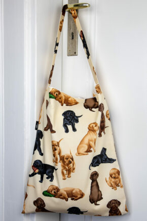 Stofftasche Labrador Welpen