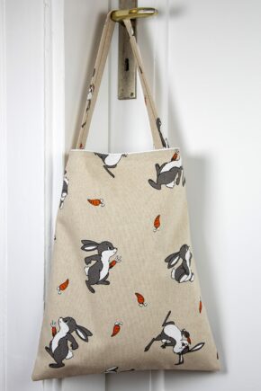 Stofftasche lustiger Hase
