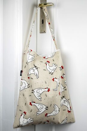 Stofftasche Hühner