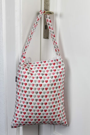 Stofftasche Herzen