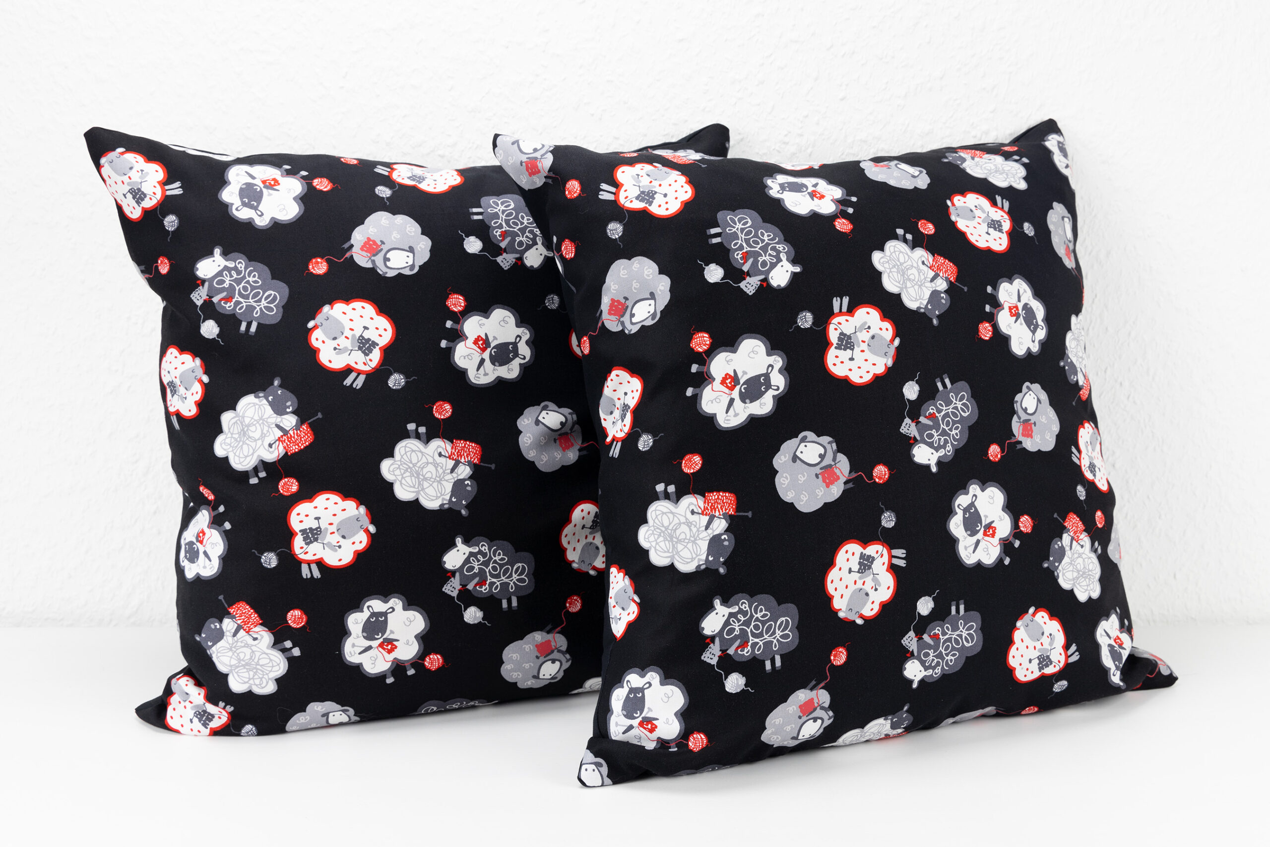 Bunte Motive 55 - Uni schwarz