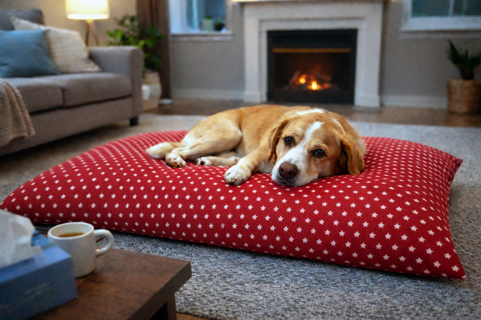 Hundekissen comfort line "Mein Lieblingsplatz" - Sterne