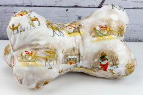 Leseknochen - Schneelandschaft beige