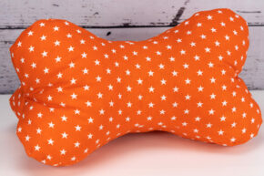 Leseknochen Sterne orange