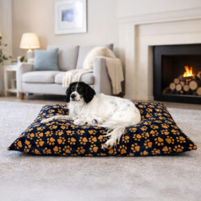 Hundekissen comfort line "Mein Lieblingsplatz" - Fleece Pfötchen