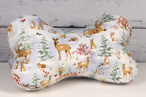 Leseknochen - Rehe im Schnee