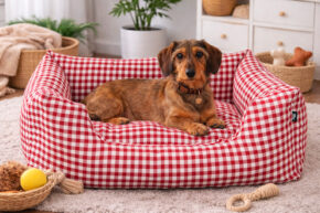 Hundebett comfort line "Große Karos"