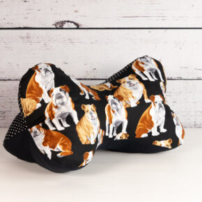 Leseknochen "Black Edition" - Englische Bulldogge