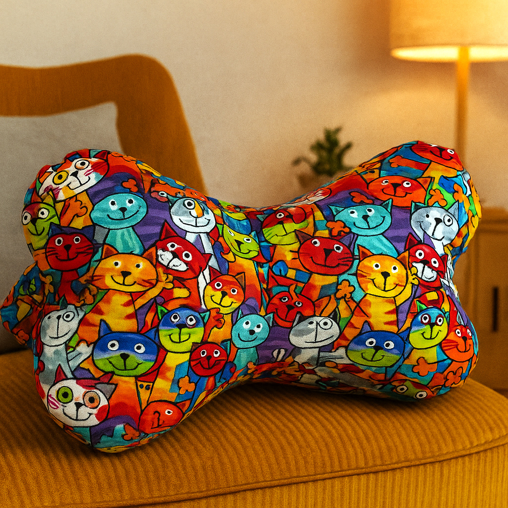 Bunte Katzen Wohnzimmer