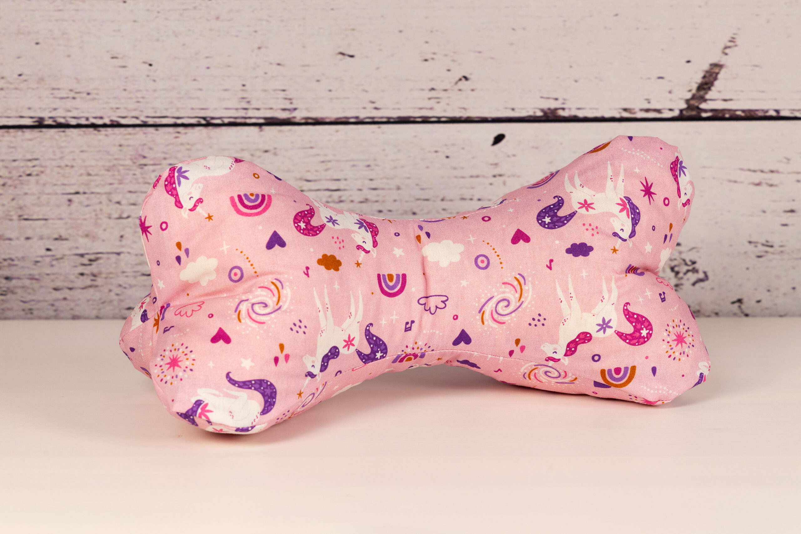 Kinder-Leseknochen XS (28 x 14 cm ) - Einhörner rosa - SALE