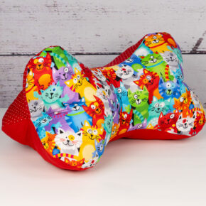Leseknochen "Red Edition" - Bunte Katzen 2