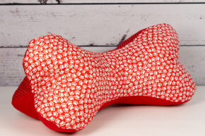 Leseknochen XL - Pfötchen 8 Red Edition