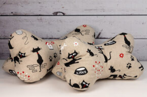 Leseknochen Set XL und L - Katzen 48