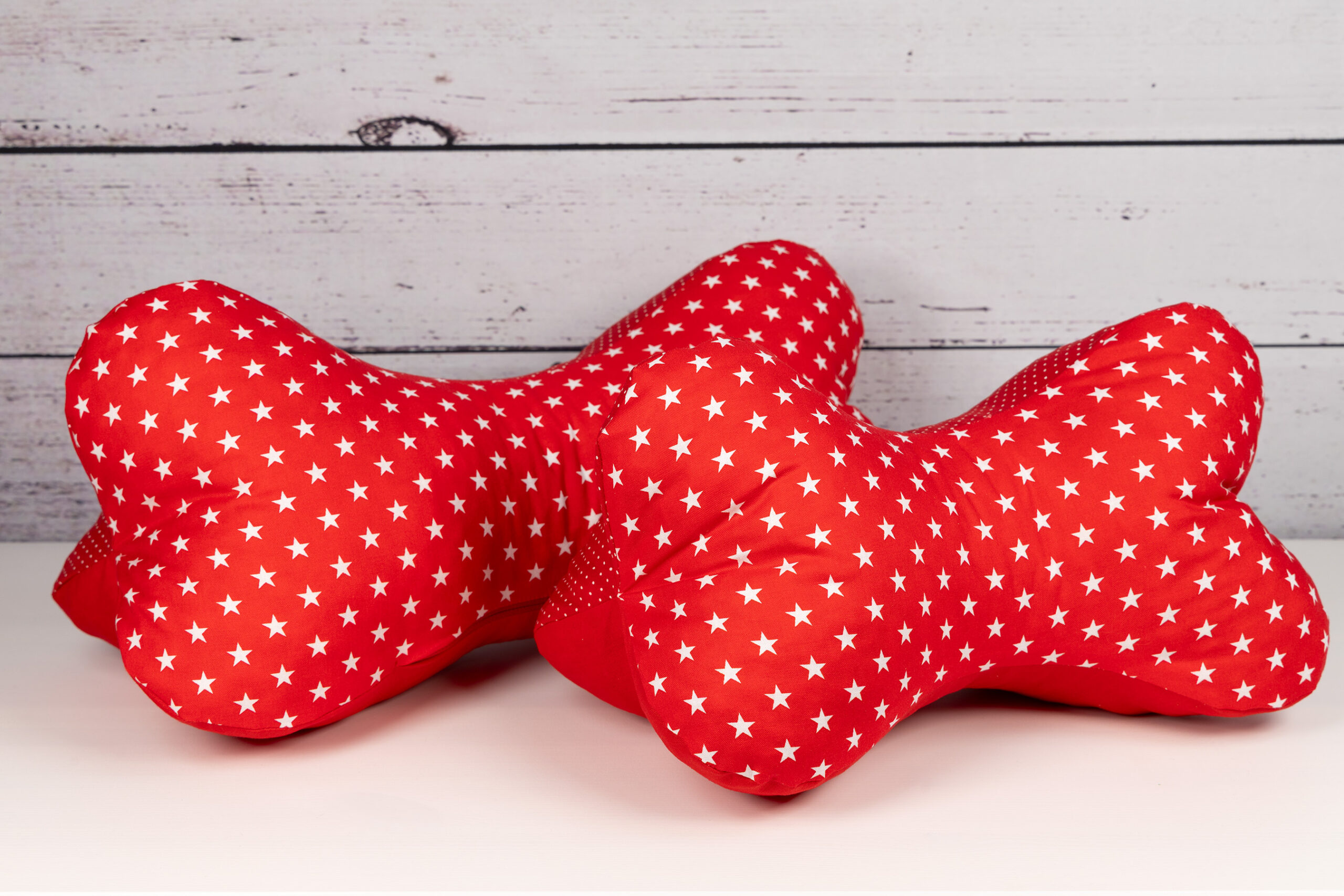 Leseknochen Set XL und L - Sterne rot Red Edition