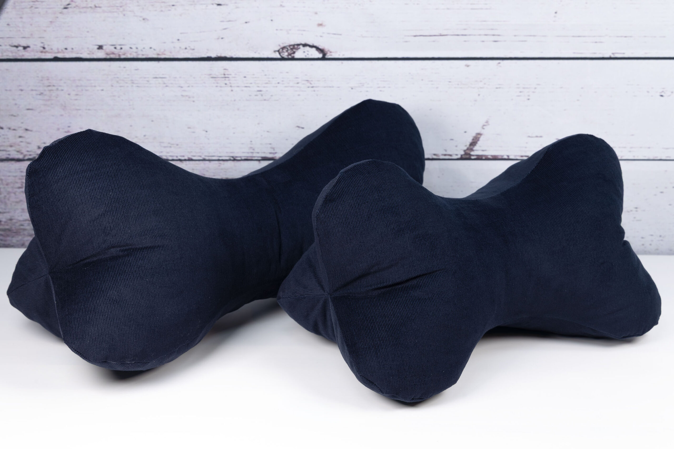 Leseknochen Set XL und L - Feincord Blau