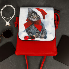 Handytasche Weihnachtskatze