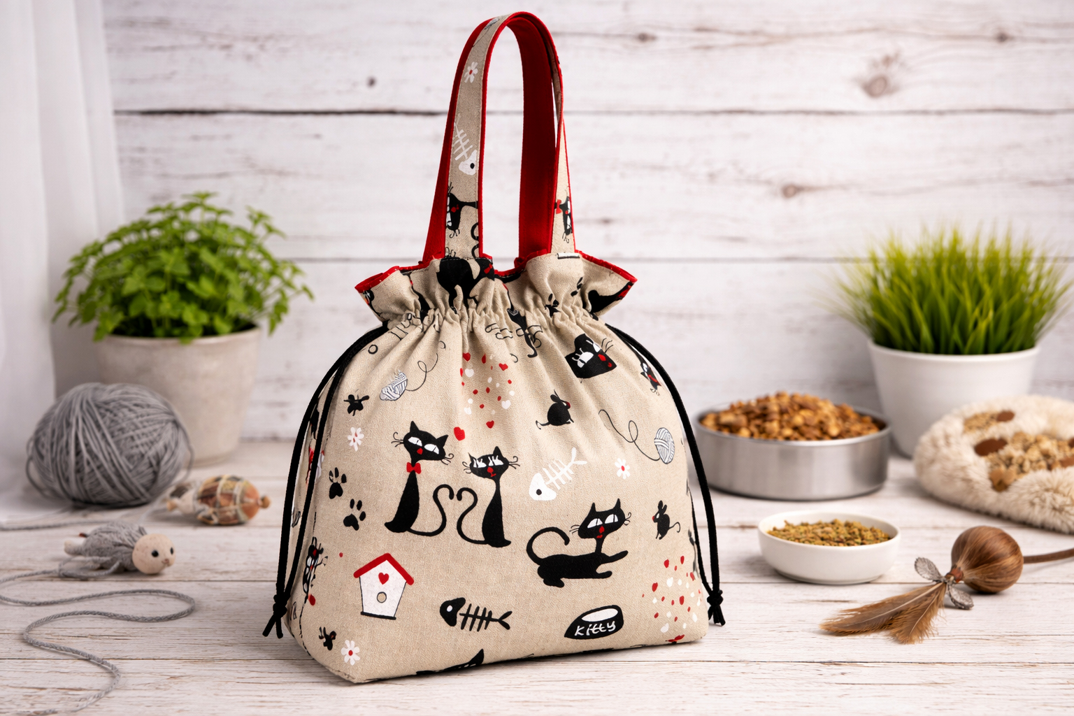 Handtasche Katzen 48 KI