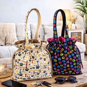 🧵 Set Handtaschen - Pfötchen
