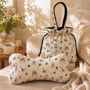 Set Handtasche & Leseknochen - Dogs Life